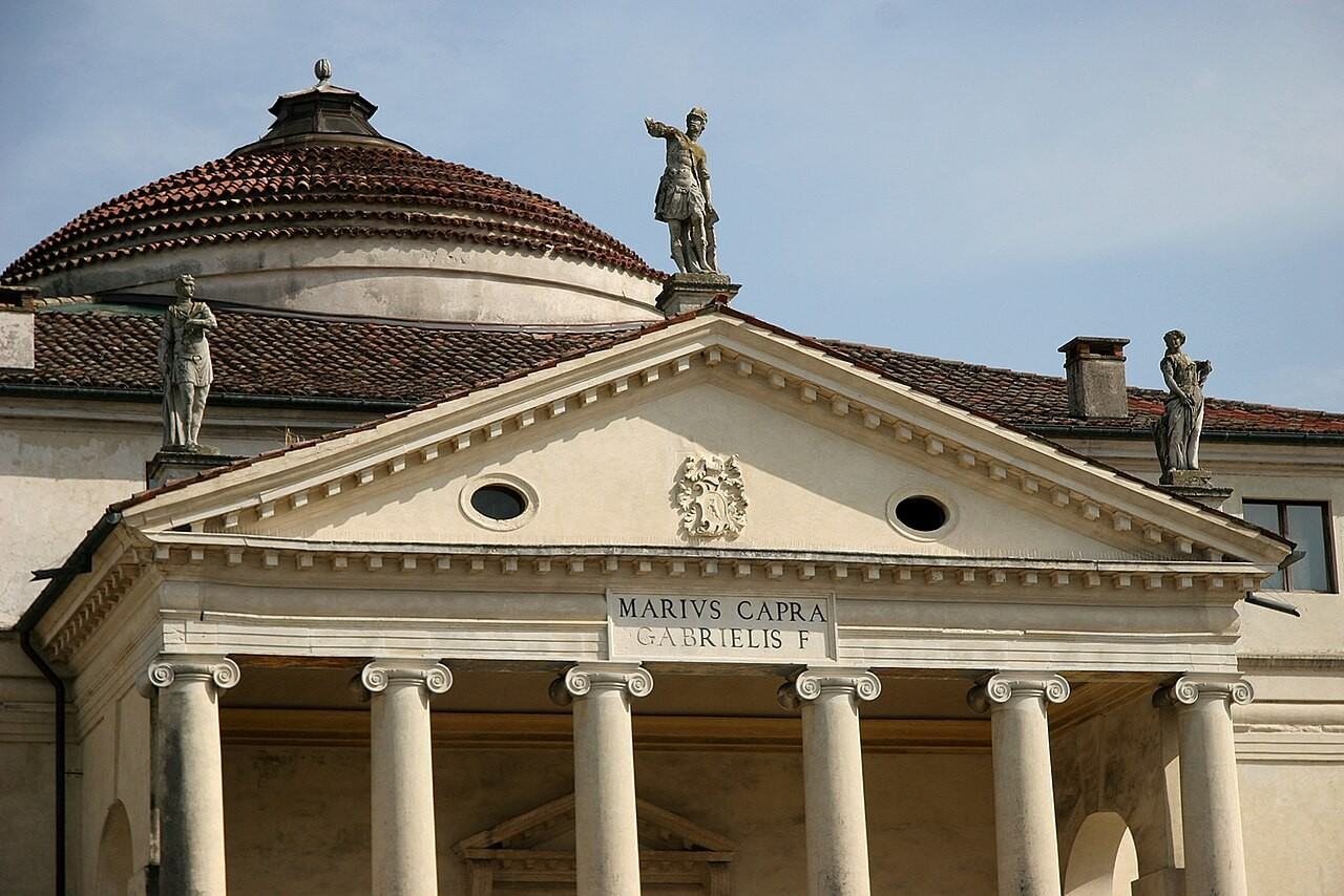 A Palladian portico detail