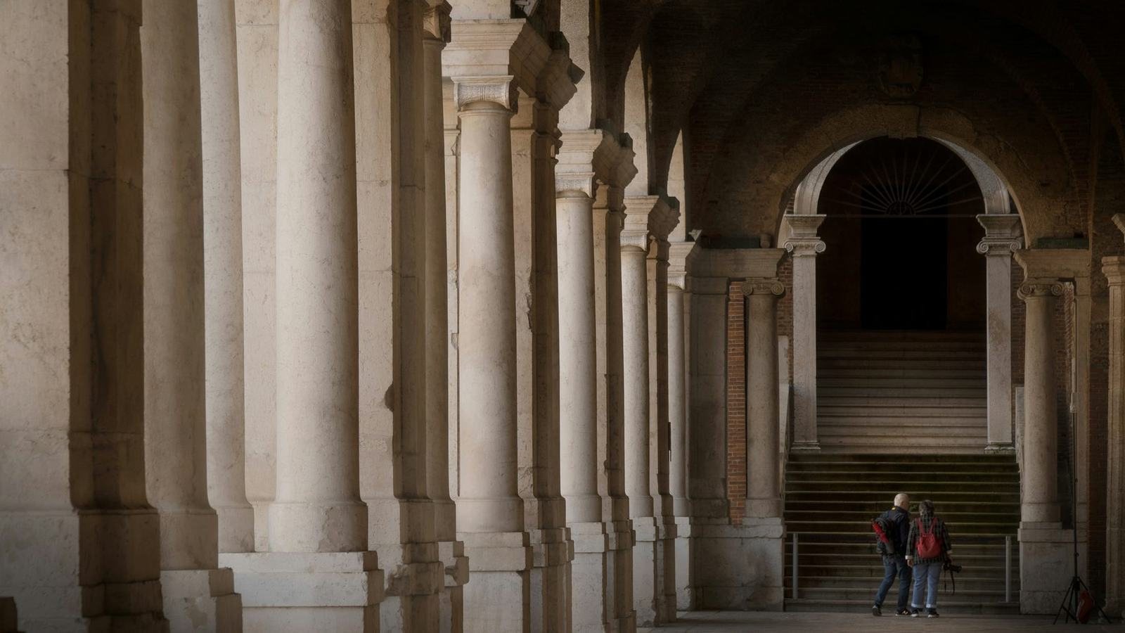 Renaissance theatre interior in Vicenza