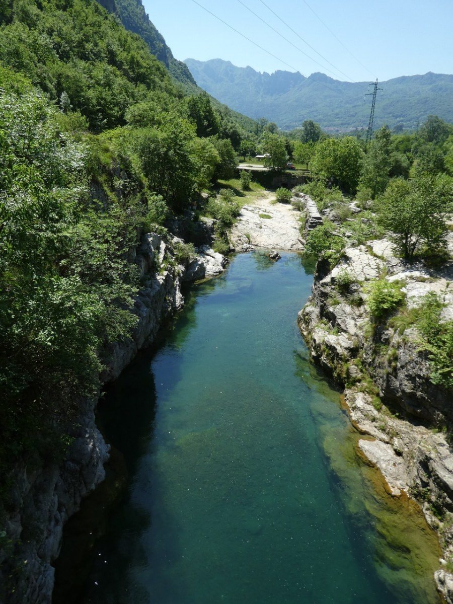 River gorge and natural pools