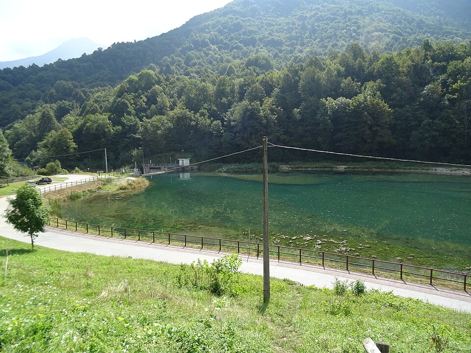 Laghetto Main in Posina, Vicenza, Italy